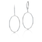 Uneek Dangling Diamond Earrings - LVEAD413W photo