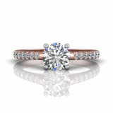 Martin Flyer Two Tone 14k Gold FlyerFit Engagement Ring photo