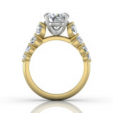 Martin Flyer Two Tone 14k Gold FlyerFit Engagement Ring photo3