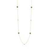 Freida Rothman Pave Disc 36" Station Necklace - YRZ070433B-36 photo