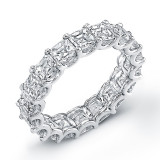 Uneek Asscher Cut Diamond Eternity Band - ETAS400 photo