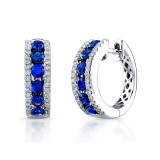 Uneek Saphisto Collection Sapphire Earrings - E225 photo