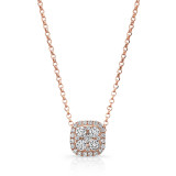 Uneek Fashion Diamond Necklace - LVNS0081R photo