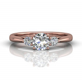 Martin Flyer 18k Rose Gold FlyerFit Engagement Ring photo