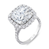 Uneek Cushion Diamond Engagement Ring - LVS969CU photo