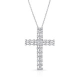 Uneek Cross Diamond Pendant - LVNWC832W photo