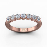 Martin Flyer 14k Rose Gold FlyerFit Wedding Band photo2