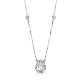 Uneek Pear Shaped Diamond Pendant - LVN606 photo
