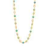 Freida Rothman Sparkling Coast Long Chain Necklace - BCYMN24-36 photo