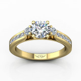 Martin Flyer 14k Yellow Gold FlyerFit Engagement Ring photo3