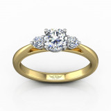 Martin Flyer Two Tone 14k Gold FlyerFit Engagement Ring photo2