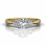 Martin Flyer Two Tone 14k Gold FlyerFit Engagement Ring photo