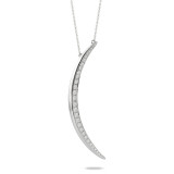 Doves Celestia 18k White Gold Diamond Necklace - N9794 photo