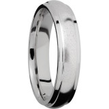 Lashbrook Cobalt Chrome 4mm Men's Wedding Band - CC5DGE+ANGLE+STONE_POLISH photo2