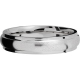 Lashbrook Cobalt Chrome 4mm Men's Wedding Band - CC5DGE+ANGLE+STONE_POLISH photo3