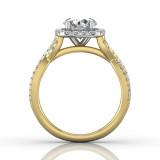 Martin Flyer Two Tone 18k Gold FlyerFit Engagement Ring photo3