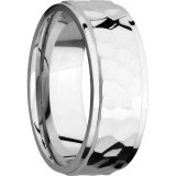 Lashbrook Cobalt Chrome 8mm Men's Wedding Band - CC8FGE+ROCK+POLISH_POLISH photo2