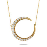 Doves Celestia 18k Yellow Gold Diamond Necklace - N9846 photo