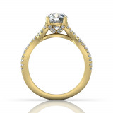 Martin Flyer 14k Yellow Gold FlyerFit Engagement Ring photo3