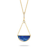 Doves Royal Lapis 18k Yellow Gold Gemstone Pendant - P9032LP-1 photo