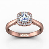 Martin Flyer 18k Rose Gold FlyerFit Engagement Ring photo2