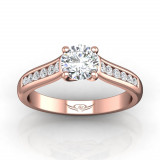 Martin Flyer 14k Rose Gold FlyerFit Engagement Ring photo2