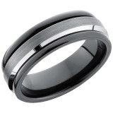 Lashbrook Black Tungsten Men's Wedding Band - TCR9091+POLISH photo