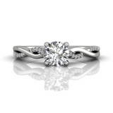 Martin Flyer 14k White Gold FlyerFit Engagement Ring photo