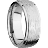 Lashbrook Cobalt Chrome 8mm Men's Wedding Band - CC8FGE+TBH_POLISH photo2