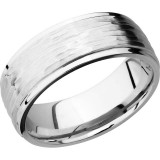 Lashbrook Cobalt Chrome 8mm Men's Wedding Band - CC8FGE+TBH_POLISH photo