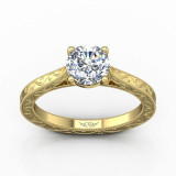 Martin Flyer 14k Yellow Gold FlyerFit Engagement Ring photo2