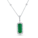 Uneek Precious Emerald Green Tourmaline Pendant - pn234-GT photo