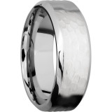 Lashbrook Cobalt Chrome 8mm Men's Wedding Band - CC8HB+HAMMER_POLISH photo2