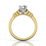 Martin Flyer Two Tone 14k Gold FlyerFit Engagement Ring photo3