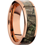 Lashbrook 14k Rose Gold 7mm Men's Wedding Band - 14KR7F15_MOCBUI+POLISH photo2