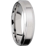 Lashbrook Cobalt Chrome 6mm Men's Wedding Band - CC6HB2UMIL+SATIN_POLISH photo2