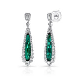 Uneek Pear Shaped Indicolite Tourmaline Earrings - ER003INTOURU photo