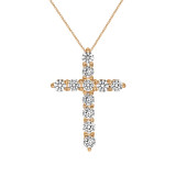 Uneek Cross Diamond Pendant - LVNDNC160R photo