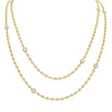 Uneek Rose Cut Diamond Necklace - LVND1220Y photo