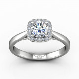 Martin Flyer Platinum FlyerFit Engagement Ring photo2