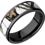 Lashbrook Black Cobalt chrome 7mm Men's Wedding Band - Z7F15_MOCWINTER+POLISH photo