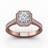 Martin Flyer 18k Rose Gold FlyerFit Engagement Ring photo2