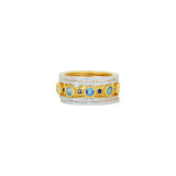 Freida Rothman Sparkling Coast 5-Stack Ring - RSPYZMR05-9 photo