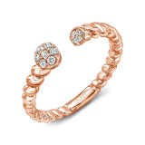 Uneek Hayworth Stackable Diamond Ring - LVBNA075R photo