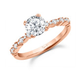 Uneek Us Collection Round Diamond Engagement Ring - SWUS2149R-6.5RD photo