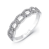 Uneek La Mirada Stackable Diamond Band - LVBNA091W photo