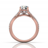 Martin Flyer 18k Rose Gold FlyerFit Engagement Ring photo3