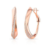 Uneek Hoop Diamond Earrings - LVEW437R photo