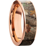 Lashbrook 14k Rose Gold 7mm Men's Wedding Band - 14KR7F16_KINGSWOODLAND+POLISH photo2