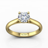 Martin Flyer 18k Yellow Gold FlyerFit Engagement Ring photo2